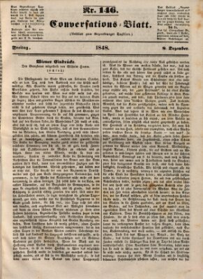 Regensburger Conversations-Blatt (Regensburger Tagblatt) Freitag 8. Dezember 1848