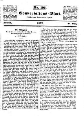 Regensburger Conversations-Blatt (Regensburger Tagblatt) Mittwoch 24. März 1852