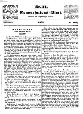 Regensburger Conversations-Blatt (Regensburger Tagblatt) Mittwoch 21. März 1855