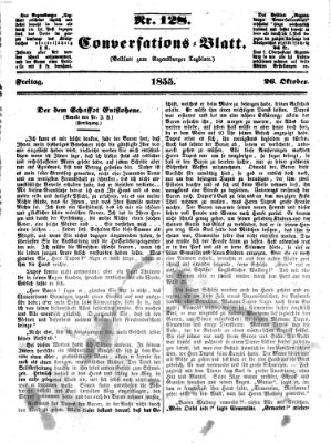 Regensburger Conversations-Blatt (Regensburger Tagblatt) Freitag 26. Oktober 1855