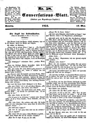 Regensburger Conversations-Blatt (Regensburger Tagblatt) Sonntag 14. Mai 1854