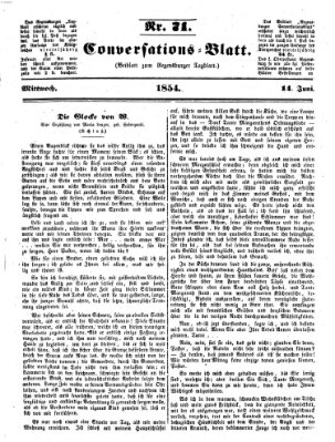Regensburger Conversations-Blatt (Regensburger Tagblatt) Mittwoch 14. Juni 1854