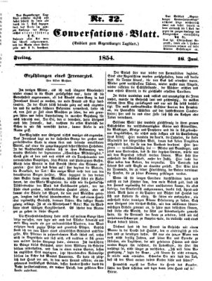 Regensburger Conversations-Blatt (Regensburger Tagblatt) Freitag 16. Juni 1854