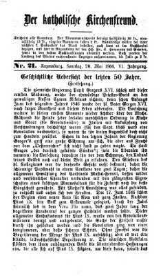 Der katholische Kirchenfreund (Der katholische Volksfreund) Sonntag 20. Mai 1866