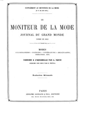 Le Moniteur de la mode Samstag 13. Juni 1874