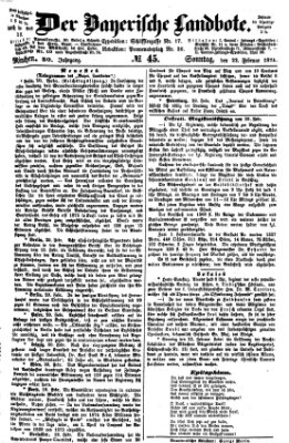 Der Bayerische Landbote Sonntag 22. Februar 1874