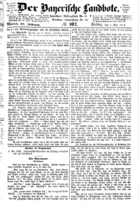 Der Bayerische Landbote Freitag 1. Mai 1874