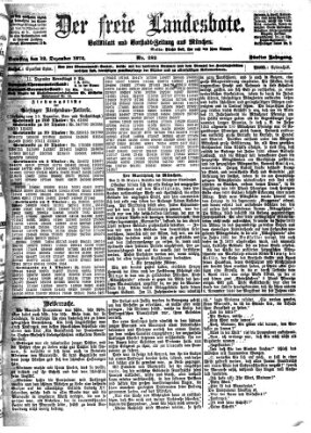 Der freie Landesbote Samstag 12. Dezember 1874
