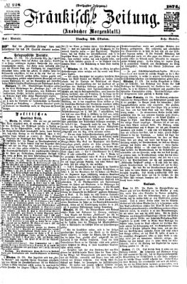 Fränkische Zeitung (Ansbacher Morgenblatt) Dienstag 20. Oktober 1874