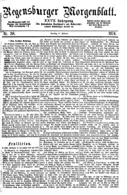 Regensburger Morgenblatt Dienstag 17. Februar 1874