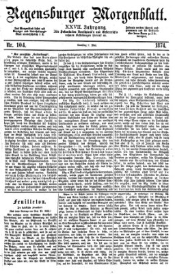 Regensburger Morgenblatt Samstag 9. Mai 1874