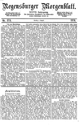 Regensburger Morgenblatt Dienstag 4. August 1874
