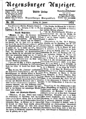 Regensburger Anzeiger Freitag 30. Januar 1874