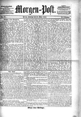 Morgenpost Sonntag 15. März 1874