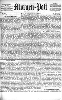 Morgenpost Dienstag 18. August 1874