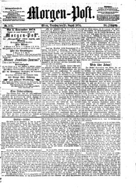 Morgenpost Dienstag 25. August 1874