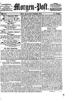 Morgenpost Freitag 4. September 1874