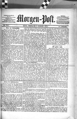 Morgenpost Montag 7. September 1874