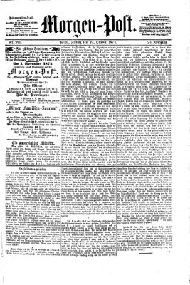 Morgenpost Freitag 23. Oktober 1874