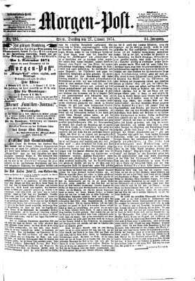 Morgenpost Dienstag 27. Oktober 1874