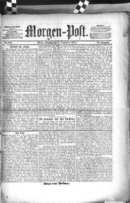 Morgenpost Sonntag 6. Dezember 1874
