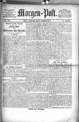 Morgenpost Donnerstag 17. Dezember 1874