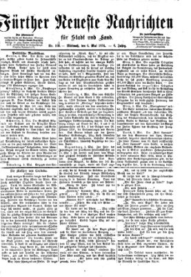 Fürther neueste Nachrichten für Stadt und Land (Fürther Abendzeitung) Mittwoch 6. Mai 1874