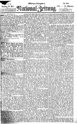 Nationalzeitung Dienstag 28. Juli 1874