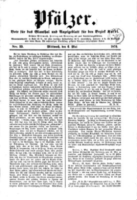 Pfälzer Mittwoch 6. Mai 1874