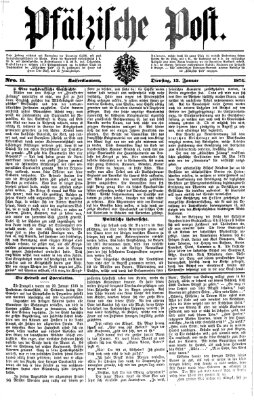 Pfälzische Post Dienstag 13. Januar 1874
