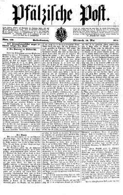 Pfälzische Post Mittwoch 13. Mai 1874