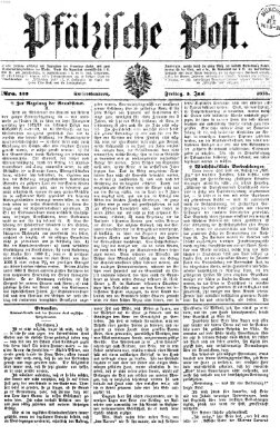 Pfälzische Post Freitag 5. Juni 1874