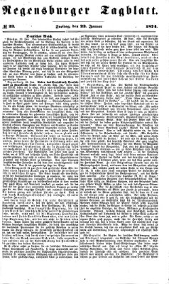 Regensburger Tagblatt Freitag 23. Januar 1874