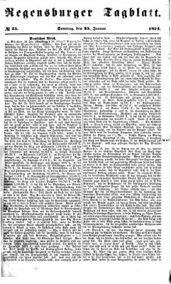 Regensburger Tagblatt Sonntag 25. Januar 1874