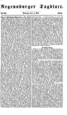 Regensburger Tagblatt Sonntag 3. Mai 1874
