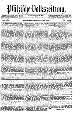 Pfälzische Volkszeitung Mittwoch 6. Mai 1874