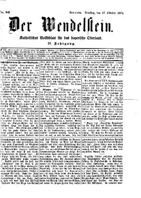 Wendelstein Samstag 17. Oktober 1874