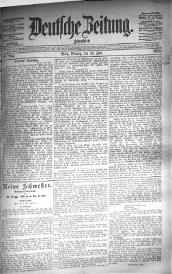 Deutsche Zeitung Montag 20. Juli 1874