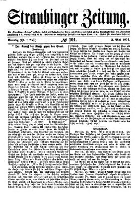 Straubinger Zeitung Sonntag 3. Mai 1874