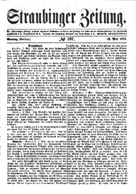 Straubinger Zeitung Sonntag 10. Mai 1874