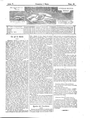 La frusta Sonntag 1. März 1874