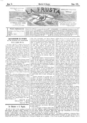 La frusta Dienstag 9. Juni 1874