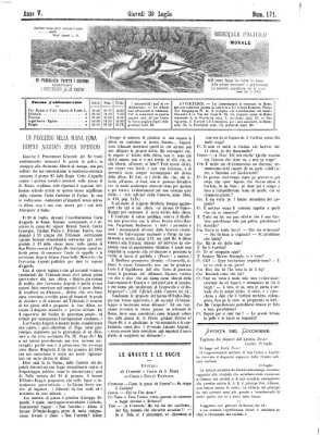 La frusta Donnerstag 30. Juli 1874