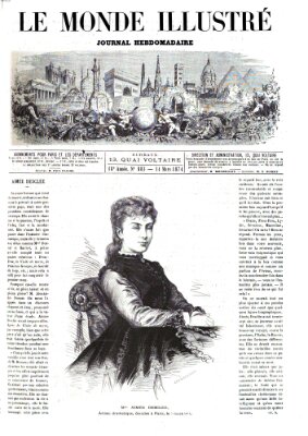 Le monde illustré Samstag 14. März 1874