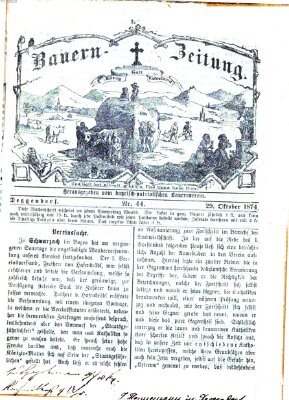 Bauern-Zeitung Donnerstag 29. Oktober 1874