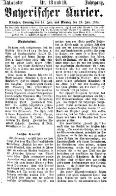Bayerischer Kurier Sonntag 18. Januar 1874