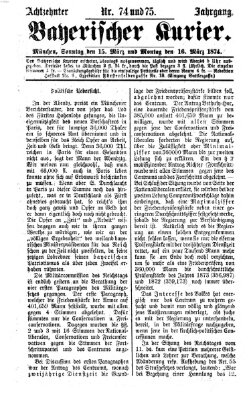 Bayerischer Kurier Sonntag 15. März 1874