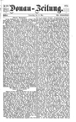 Donau-Zeitung Donnerstag 14. Mai 1874