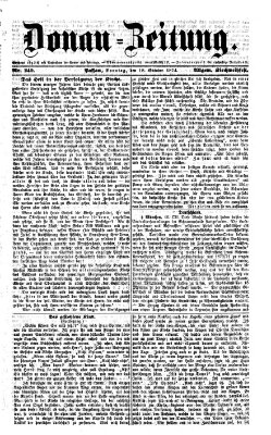 Donau-Zeitung Sonntag 18. Oktober 1874