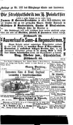 Würzburger Stadt- und Landbote Donnerstag 30. April 1874